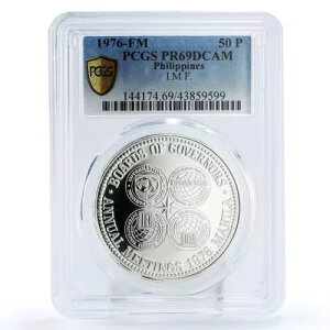 �t�B���s�� 50 �s�\ ���ۉ�c I.M.F. PR69 PCGS ��� 1976�N