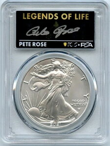 2021 ASE $1 T2 ���񐶎Y PCGS MS70 ���W�F���h�E�I�u�E���C�t �s�[�g�E���[�Y �I�[�g/�T�C��