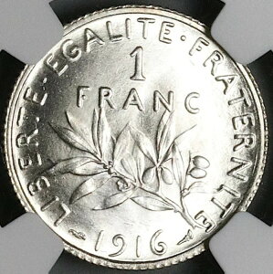 1916 NGC MS 66 �t�����X 1�t���� �T���[ �~���g�X�e�[�g ��ꎟ���E��� GEM ��� (24121001C)