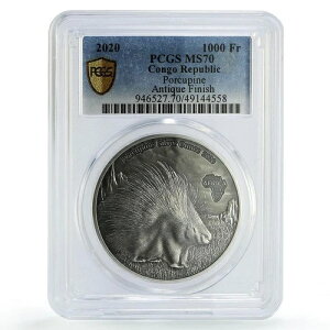 �R���S 1000�t���� �A�t���J�I���X �쐶���� ���}�A���V MS70 PCGS ��� 2020�N
