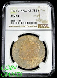 1878 7TF Rev 78 VAM-70 TOP-100 �����K����� NGC MS 64 UNC �`���C�X�R�C��
