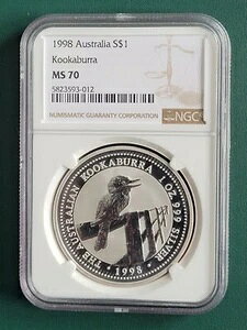 1998 I[XgA RCCJZ~ 1 IX 0.999 Vo[ NGC MS70
