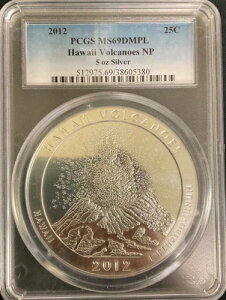2012N nCΎR Vo[ ATB 25Zg 5IX PCGS MS69 DMPL
