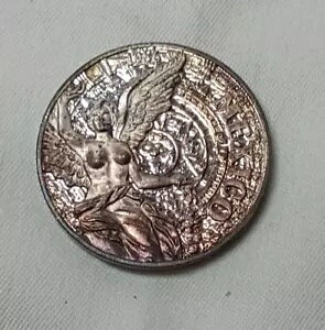 メキシコ 1986-Mo 国際貨幣収集会議メダル .999 銀貨
