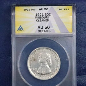 1921N~Y[B100NLOn[th50Zgd - ANACS AU 50 ڍ