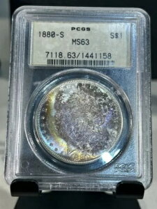 1880-S ���[�K����� MS63 PCGS OGH �z���_�[ �����X�^�[�p�[�v���S�[���h�g�[�� �\��
