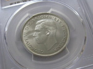 1946�N �V���o�[ �t���[���� �O���[�h GEM �����ʃR�C�� KGVI PCGS MS65 Eye Appeal +