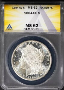 1884-CC 1h⃂Kh MS 62 PL ANACS # 7622404 + {[iX