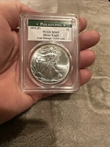 2015-(P) �A�����J���V���o�[�C�[�O�� - �t�B���f���t�B�A PCGS MS69 79640 �R�C�����v59