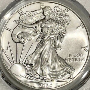 2020�N (S) �V���o�[�C�[�O�� PCGS MS70 FDI �ً}���s SF���[�K���V���[�Y�Œ���
