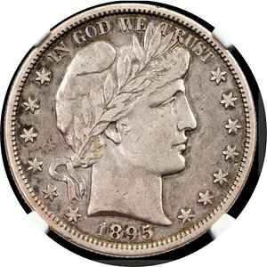 AJ 1895-S 50Zg o[o[ n[th I[hVo[RC #5351 XF ڍ NGC