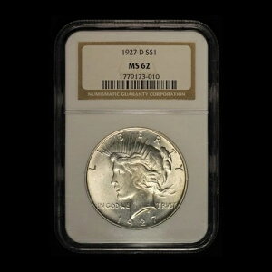 1927�N D- $1 �V���o�[�s�[�X�_���[ NGC MS 62 - �č���������