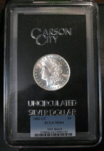 ÂAJRC 1h 1882 CC UNC [K J[\VeB Vo[h GSA z[h PCGS MS64