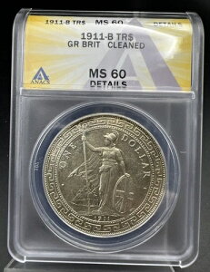 1911 B �{���x�C�~���g �C�M���X �f�Ճh�� ANACS MS60 �ڍ�