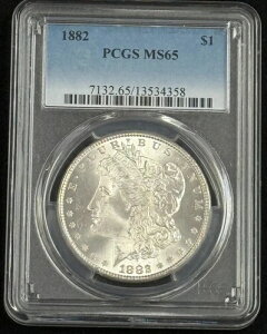 1882�N P �����K�� �V���o�[ �_���[ PCGS MS-65 �T�C�g�z���C�g US $450.00 - ���i�ԍ� 1008