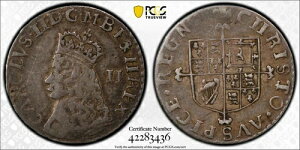 �C�M���X 1660-62�N 2D 2�y���X �`���[���Y2�� S-3318 PCGS VF35 Km# 401
