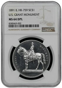1891 IL HK-759 čOgLO SC$1 NGC MS 64 DPL