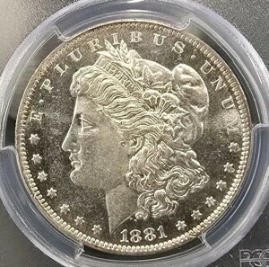1881-O ���[�K���E�_���[ PCGS MS62DMPL VAM 5 ������ O/S �q�b�g���X�g POP 1