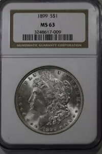 1899 1.00 NGC MS63 K݁A~XEoeBEwbhEhA$1