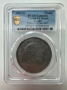 UNZ 1833-G 1^[[ c[h VF ڍ KM-1120 Dav-867 PCGS  3,000