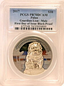 2017�N �p���I �����̎�쎂�q 2�I���X�R�C�� �j���Ə��� 2�� PCGS PR70DAM FDOI
