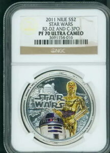 2011N jEG X^[EEH[Y R 2h 1IX  NGC PF70 R2-D2 & C-3PO PR70