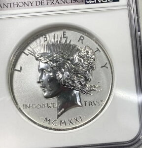 1921-2021 �X�~�\�j�A�� 2�I���X �V���o�[ �s�[�X�h�� 100���N�L�O NGC Rev PF70