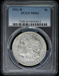 1921-D 1h KE_[ PCGS MS64