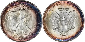 US019 1986N 1h Vo[C[O PCGS MS69BFB