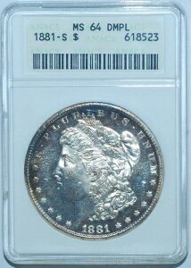 1881 S ANACS MS64DMPL fB[v~[ v[tCN K