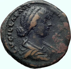 LUCILLA {̌Ñ 164AD [} SESTERTIUS {̃[}RC VESTA i42127