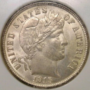 1915�N �o�[�o�[ ���o�e�B�w�b�h �V���o�[�_�C�� �S�[�W���X �� ������ GEM+ NGC MS 65