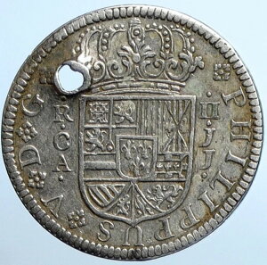 1721�N �X�y�C�� �Z�S�r�A �t�F���y5�� �t�B���b�v�� �A���e�B�[�N �I�[���h �V���o�[ 2���A�� �R�C�� i110202