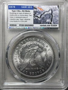 1878�N P PCGS MS64 VAM 101 Dbld �\�� ���b�g�[ �g�b�v100 �����K�����