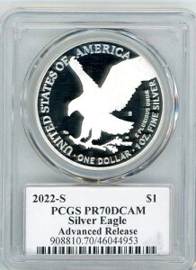 2022-S $1 �v���[�t �V���o�[ �C�[�O�� PR70 PCGS �A�h�o���X �����[�X T �N���[�u�����h �A�����J�[�i!