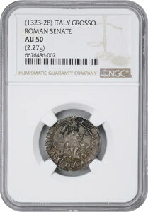 1323-1328�N �C�^���A ���c�� ���[�}���V�@ �O���b�\ NGC AU50 �󏭃R�C��