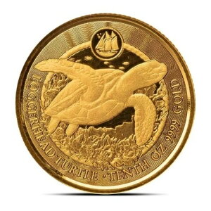 2023年 1/10オンス ケイマン諸島アカウミガメ金貨
