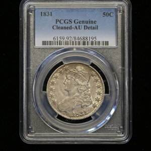 ������1831�N���L���b�v�h�o�X�g�n�[�t�h���R�C���iPCGS AU�ڍהF��j