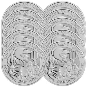 10���Z�b�g - 2024�N �p�� 2�|���h��� �u���^�j�A�����o�e�B .999 BU