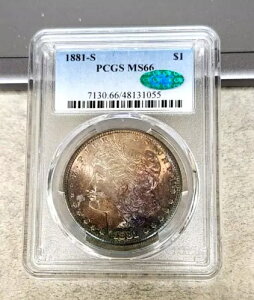 1881-S �����K���E�_���[ - �f���炵���F�� - MS66 - PCGS/CAC