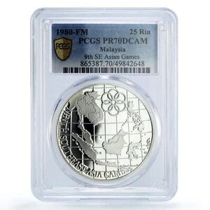 }[VA 25 Mbg  9 AWAIsbN PR70 PCGS  1980 N