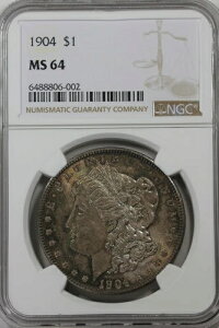 1904N 1.00 NGC MS64 K݁A~XEoeBEwbhEhA$1