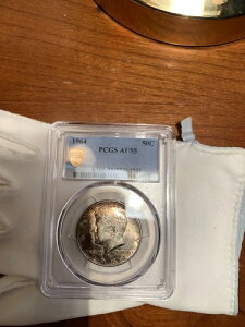 1964N 50Zg PlfB n[t_[ Vo[ PCGSF AU55 Nxs 6706