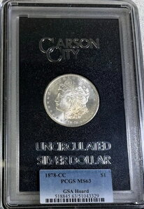 1878-CC �g�b�v100 Vam-11- �z���_�[�ɋL�ڂȂ� GSA PCGS MS63 �����K�����