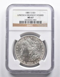 MS67 1881-S �����K����� �����J�[���n�C�E�F�C �z�[�h NGC *0912