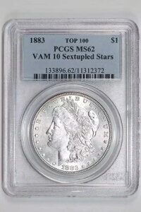1883N VAM-10uSEXTUPLED STARSvgbv100 KE_[ PCGS MS62