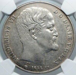 1854 FKVS �f���}�[�N�����t���f���b�N 7 ���A���e�B�[�N �V���o�[ 2 ���O�X�_�[���[ �R�C�� NGC i88753