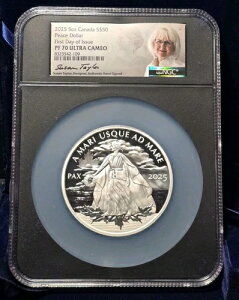 2025NJi_ah 5IX .9999 Vo[ NGC PF70 FDOI X[UEeC[ ubNRA