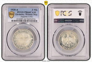 RC 3 CqX}N 1930 A cFby PCGS PR64CAM |bVv[gv[t nswleipzig