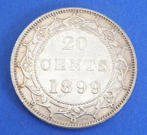 1899�N AU �j���[�t�@���h�����h �J�i�_ �r�N�g���A 20�Z���g�d��